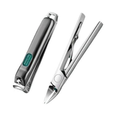 Imagem de Cortador De Unhas Profissional Em Aço Inoxidável Grosso Para Cuidados 