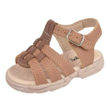 Imagem de Sandália Ortopédica Infantil Menino Trançada Marrom Claro - Raniel Cal