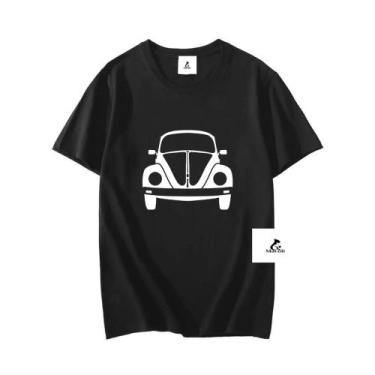 Imagem de Camiseta 100% Algodão Fusca Amor por Carro Antigo Blusa Unissex - Maco