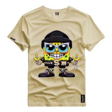 Imagem de Camiseta Camisa Bob Esponja Street Mala Personagem Personalizado Blusa