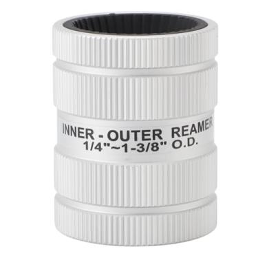 Imagem de Phefop Ferramenta de Alargamento de Tubo de Aço Inoxidável, Ferramenta de Rebarbação e Chanframento de Tubo Externo Interno de Liga de Alumínio Com Punho Serrilhado para Tubos de Aço (S)