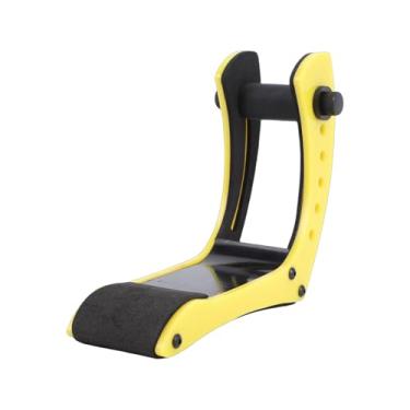 Imagem de Alomejor Suporte de Guitarra Elétrica, Suporte de de Guitarra para Montagem No Chão, Almofadas de Esponja de Braçadeira de Acrílico, de Rack Vertical Ajustável Em Altura (Amarela)