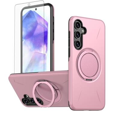 Imagem de Asuwish Capa de telefone compatível com A35 5G KP US rosa
