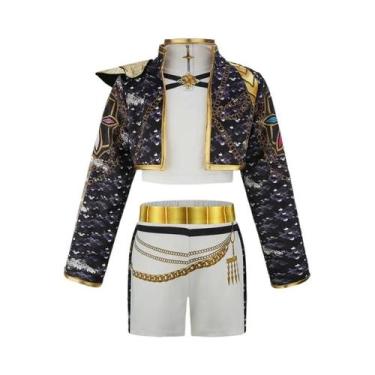 Imagem de Conjunto De Fantasia Cosplay Rumi Para Meninas Caçadora De Demônios Íd