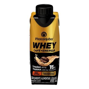 Imagem de Kit c/ 4 Bebida Whey 15g Cafe + Taurina Piracanjuba 250ml - Temperatur