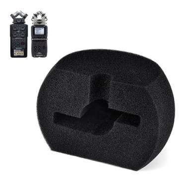 Imagem de Capinha protetor Espuma Pop Filtro para gravador ZOOM H5 H6 xyh-5 xyh-6 - cor preta