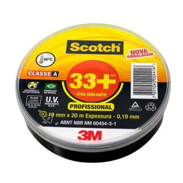 Imagem de Fita Isolante 3m 33 Scotch 19mm X 20m Suporta