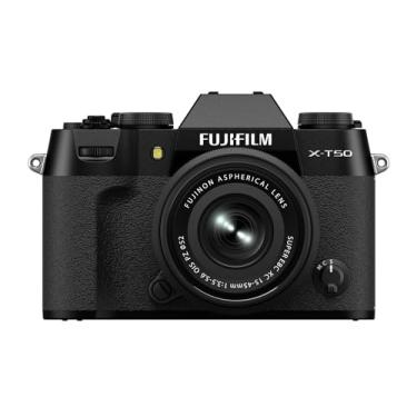 Imagem de FUJIFILM Corpo da câmera sem espelho X-T50, com kit de lentes XC15-45mmF3.5-5.6 OIS PZ, preto
