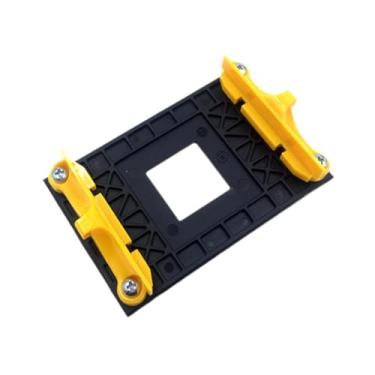 Imagem de KiBcsLic Suporte para cooler de CPU, placa traseira de substituição para placa-mãe, suporte para dissipador de calor e radiador para soquetes B650 AM5, Amarelo