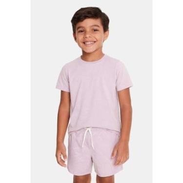 Imagem de Camiseta Aramis Infantil Manga Curta Stonada Lilas-Masculino