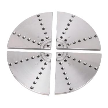 Imagem de Garosa Mandíbulas Planas de 8 Polegadas, Aço 45, Mandril de Torno de Madeira Ajustável Com Forte Aderência para Marcenaria e Máquinas