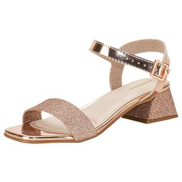 Imagem de Sandália infantil molekinha 2347100, Bronze, 31