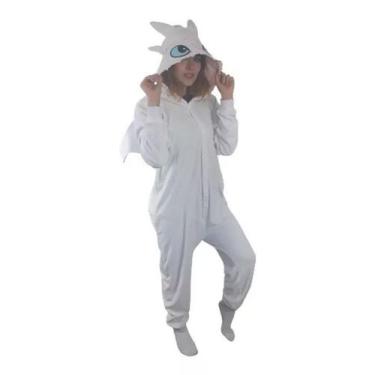 Imagem de Pijama Kigurumi Macacão Dragão Fúria Da Luz Infantil A Pronta Entrega 