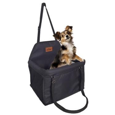 Imagem de Assento Pet Carro Cadeirinha Cão Gato Até 15kg Reforçada - Petizada, P