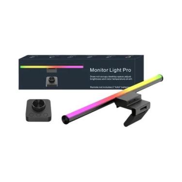 Imagem de Barra De Luz LED RGB Dimmable WIFI Wiscolor Para Monitor, Luminária De
