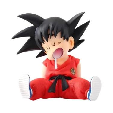 Imagem de Dragon Ball Z Goku dormindo com baba modelo de PVC estátua ornamento d