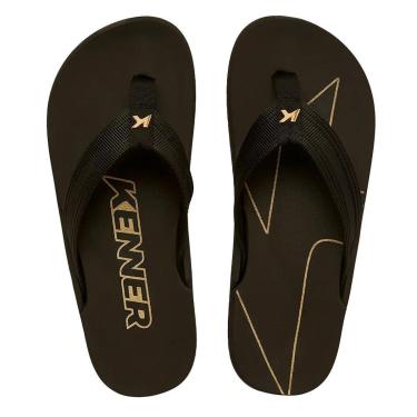 Imagem de Chinelo Sandália Kenner Nk6 Pro Preto Total DFY-01-Masculino