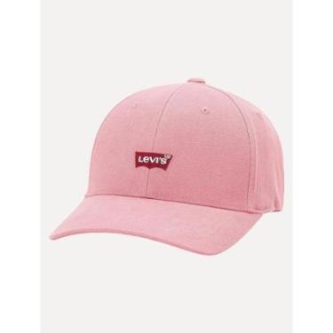 Imagem de Boné Levis Curved Visor Center Batwing Rosa-Masculino