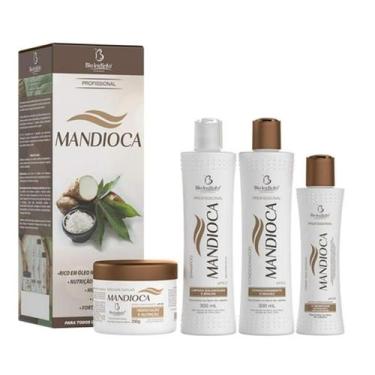 Imagem de Kit Capilar Bio Instinto com Mandioca - 4 Produtos para Hidratação e B