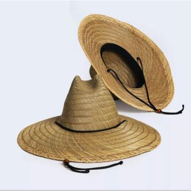 Imagem de CHAPÉU PALHA DE BAMBU PRAIA- Australiano - sem marca