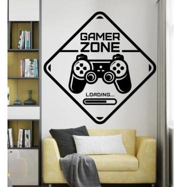 Imagem de Adesivo de parede  gamer, jogos, video game - Ambiente dekorado, 50cm,