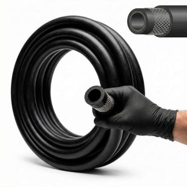 Imagem de 10mts Mangueira 1/4" De Alta Pressão Ar / água Para Compressor E Lavadora