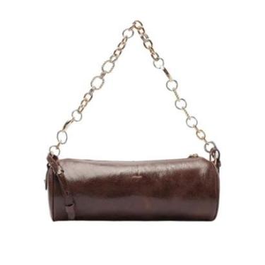 Imagem de Bolsa Shoulder Couro Média Corrente Elos Lançamento Arezzo-Feminino