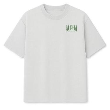 Imagem de Camiseta Oversized Alphaco Classic Masculina-Masculino
