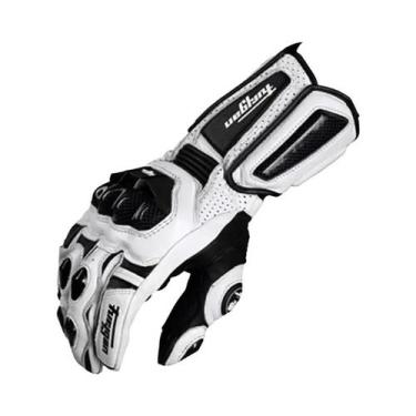 Imagem de Luvas De Motocicleta Masculinas Em Couro Genuíno Compatíveis Com Tela 