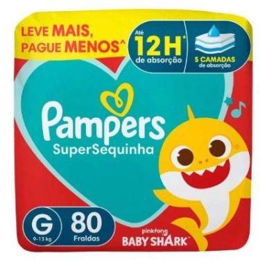Imagem de PAMPERS Fralda Supersec G 80 Fraldas
