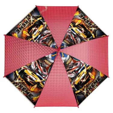 Imagem de Guarda Chuva Infantil Com Apito Para Crianças Sombrinha Segura C/ Pont