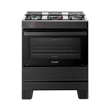 Imagem de Fogão de Mesa Esmaltec 5 Bocas T5IAP Ideal Top - Acendimento Automático, Preto, Bivolt