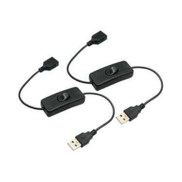 Imagem de Cabo USB Com Interruptor ON/OFF Para Extensão De Fonte De Alimentação 