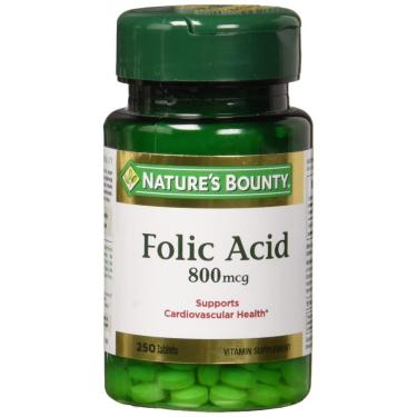 Imagem de Suplemento Nature'S Bounty Ácido Fólico 800Mcg 250 Comprimidos-Unissex