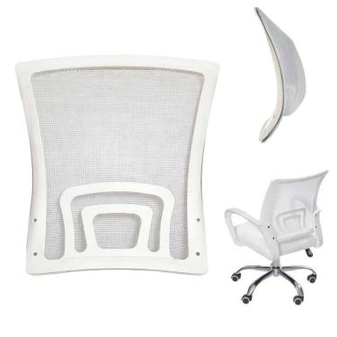 Imagem de Encosto Cadeira de Escritorio Ergonomico Apoio Lombar Mesh Resistente Home Office Casa Quarto Estudo Leitura Sala