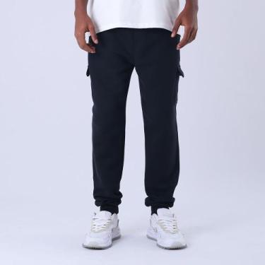 Imagem de Calca moletom champion life cargo mini script emb, XGG