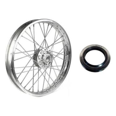 Imagem de Roda Dianteira Titan 160 Raiada 4mm Freio Disco Com Retentor - Tork