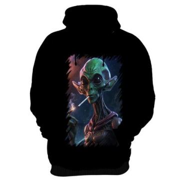 Imagem de Blusa de Frio Alien ET Fumando Alienígena 2 - Kasubeck Store, Inf 04