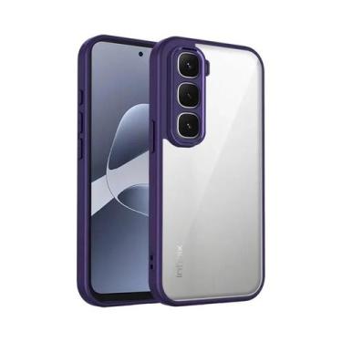 Imagem de Capa Transparente De Luxo Infinix Hot 60 pro plus 60i 50i 40i 30i Com 