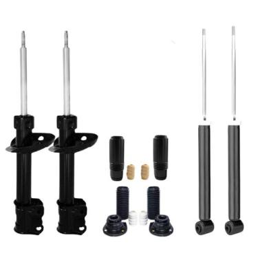 Imagem de 04 Amortecedores Nakata + Kit Suspensão Novos Palio Fire 2001, DIANTEI