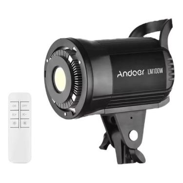 Imagem de Andoer Lm100w 5600k Tocha Luz Led - 220v Com Controle Remoto - GENÉRIC