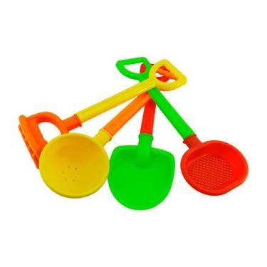 Imagem de Kit Brinquedos para Praia de Plástico 4 Peças - Aliança