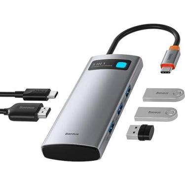 Imagem de Hub USB Baseus 5 In 1