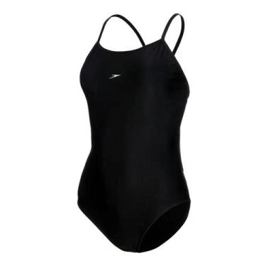 Imagem de Maiô Speedo Maillot Skinny Adulto, 46, Preto