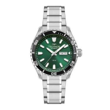 Imagem de Relógio Technos Masculino Ref: 8205pm/1v Automático Acqua Prateado