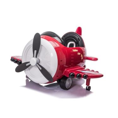 Imagem de Carro Elétrico Modelo Avião Controle Remoto 12v Criança - Bang Toys