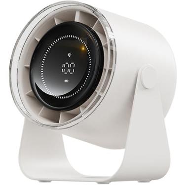 Imagem de Ventilador de mesa POOCCI Strong Airflow 100 velocidades recarregável