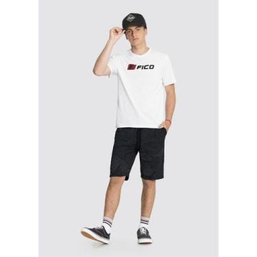 Imagem de Camiseta Manga Curta Menino Malha Juvenil Fico Ref. 38579 Cor:BrancoTa
