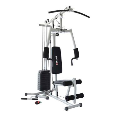 Imagem de Estação de Musculação 45kg Kikos Gx Supreme para Uso Doméstico com 25 Exercícios