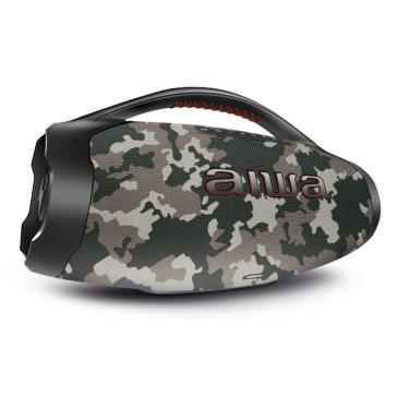 Imagem de Caixa de Som Portátil Boombox 5782-01 200W Bivolt Design Camuflado Resistente à Água Aiwa